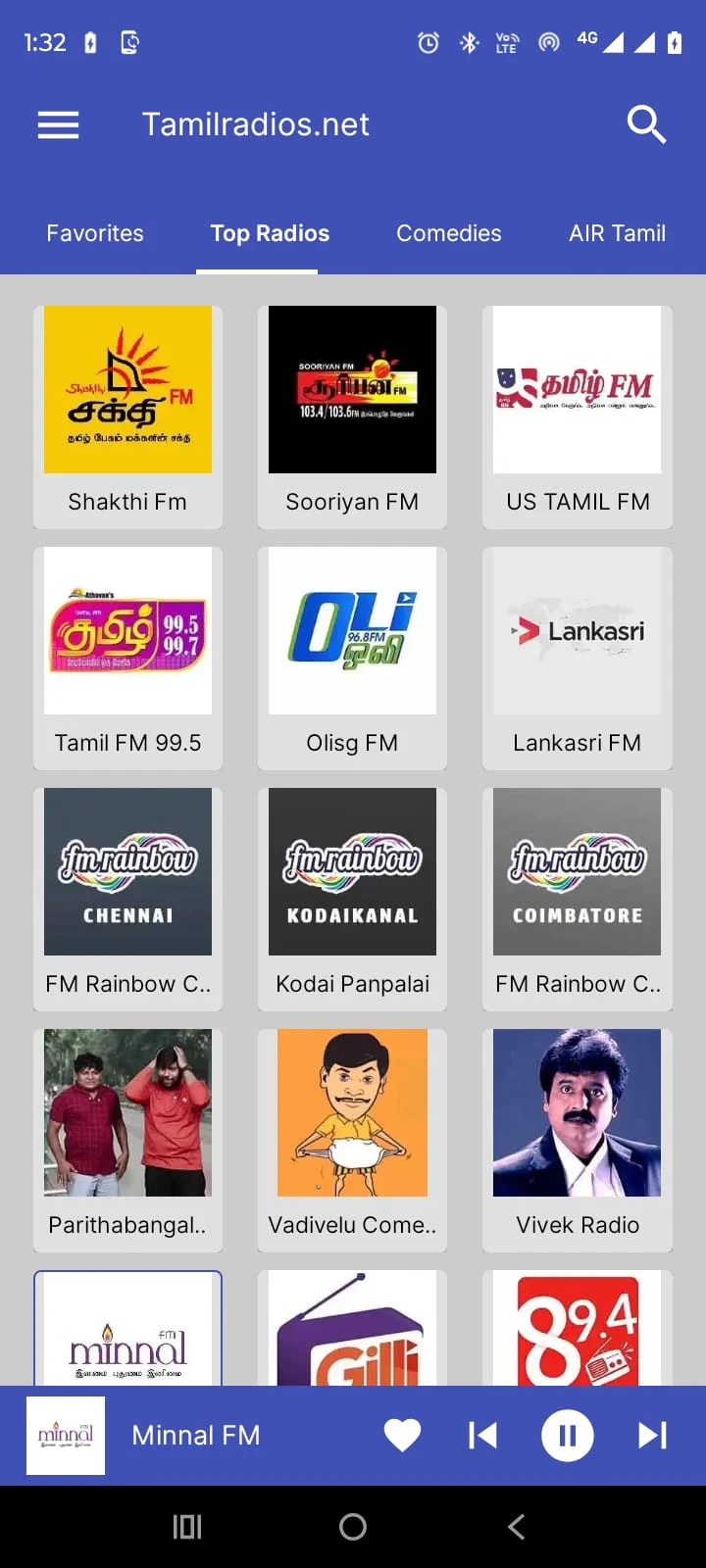 Tamilradios.net App - Home