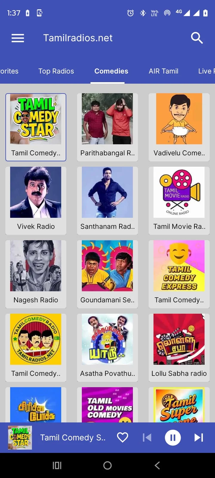 Tamilradios.net App - Stations